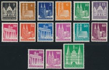 BIZONE, MiNr. 73-97 eng gez&auml;hnt, postfrisch, II. Wahl, Mi. 730,-