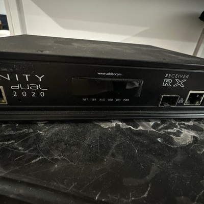 Adderlink Infinity Dual 2020 Rx Recvr Only No A/C Adapter WORKING