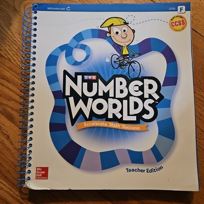 Number Worlds SRA Teacher Edition, Level F, GRADE 4, math tutor homeschool 