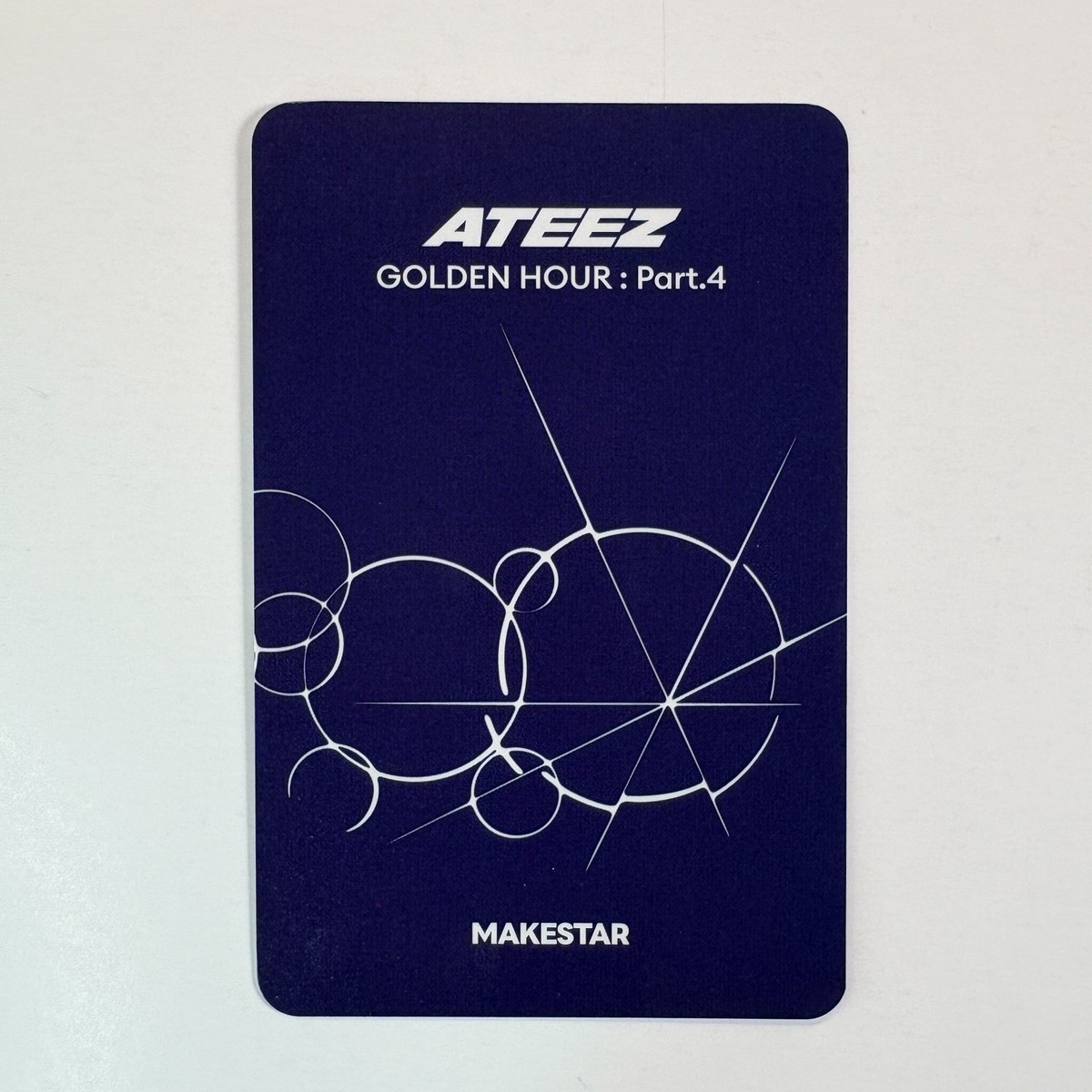 ATEEZ] GOLDEN HOUR : Part.4 MAKESTAR Exclusive POB Photocard | eBay