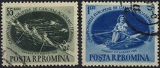 Romania  1955  European Women’s Rowing Championship  @ used