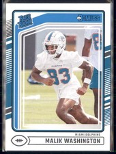 2024 Panini Donruss - Rated Rookie Malik Washington #397 (RC)