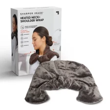 Sharper Image Heated Neck and Shoulder Wrap