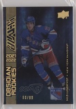 2021-22 SPx UD Black Obsidian Rookies Gold 80/99 Nils Lundkvist #OR-39 6eg