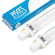 PISCES TWIN PACK 9W WATT REPLACEMENT POND BULB FOR FILTER LIGHT PLS SPARE TUBE