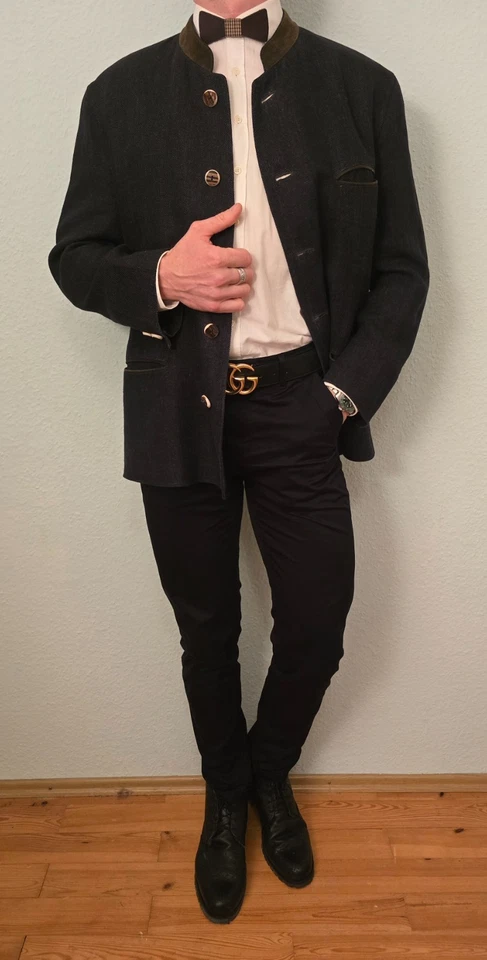 Giacca Schneiders Salzburg Janker giacca loden taglia 27 bottoni corno di cervo - Immagine 4 di 4