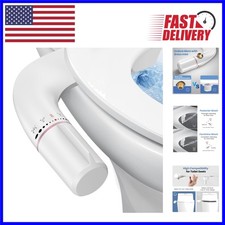 Compact Bidet Attachment for Ultimate Clean - Dual Nozzle  Space-Saving Design
