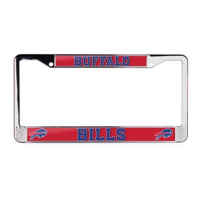 Buffalo Bills NFL 3D Polyurethane Domed Chrome License Plate Frame Car-SUV-Truck