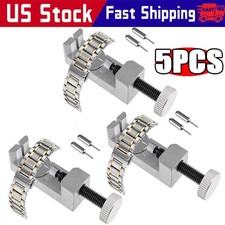 Metal Adjustable Watch Band Strap Bracelet Link Pin Remover Repair Tool Kit US