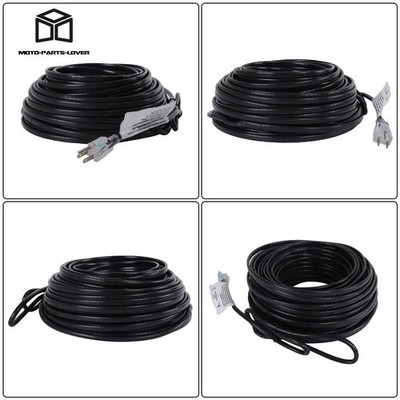8 W/ft  Heat Cable Roof 140FT Self-Regulating Pipe De-icing Heat Cable 120V USA