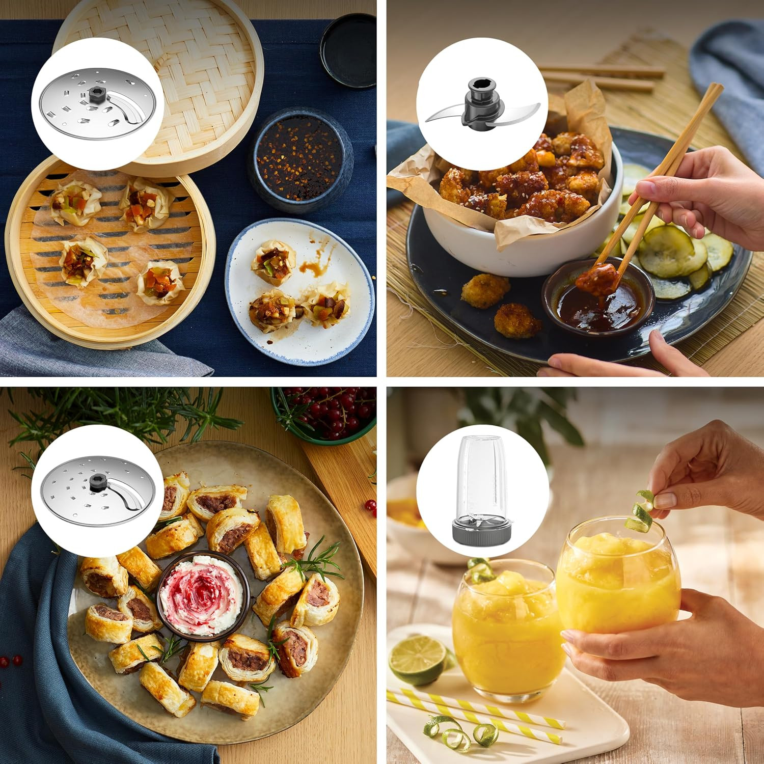 Kenwood Multipro Compact – Robot Da Cucina Multifuzione Con Express Serve, Lama foto 6