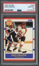 1990 Score Kris Draper Rookie RC #404 PSA 10 GEM MT Detroit Red Wings 