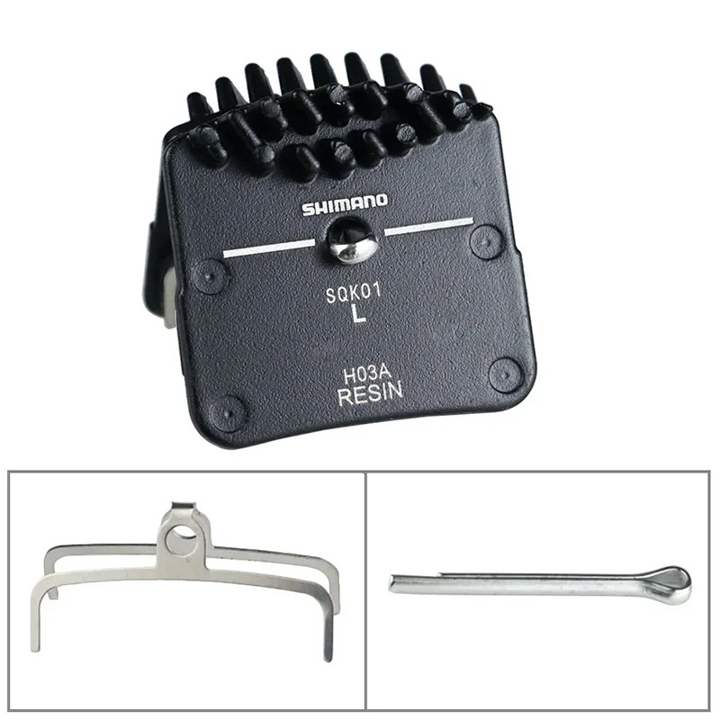 Shimano H03A 4-Piston Resin Cooling Fin IceTech Disc Brake Pads BR