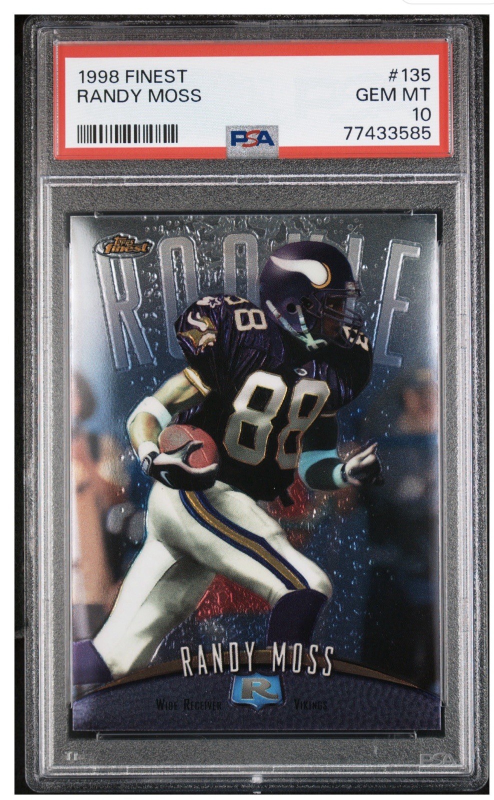 Randy Moss Finest #135 Base
