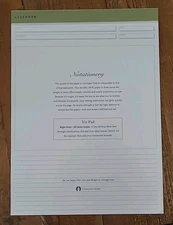 Levenger Notationery VIZ PAD Sketch and Writing Pad 8.5" x 11" New