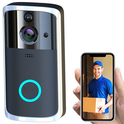WiFi Video Doorbell Camera HD Wireless Two-Way Audio Night Vision ...
