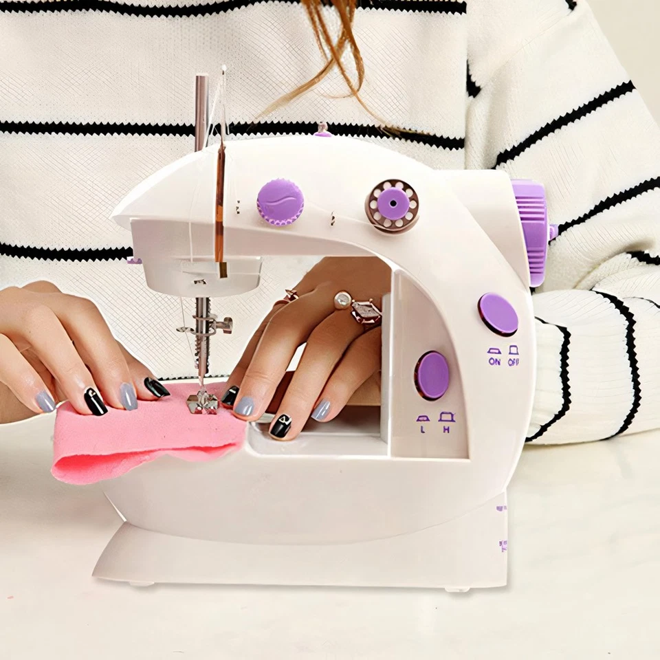 Elektrische Mini Nähmaschine für Kinder und Anfänger Mini Sewing Machine Kleine - Bild 2 von 4