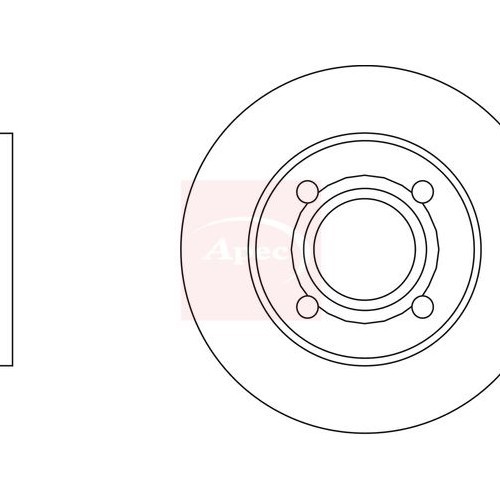 APEC Brake Disc DSK106