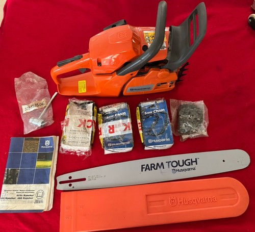 Husqvarna 455 Rancher Chainsaw-20” Bar with extra chains (Open Box)