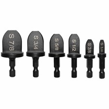  6 Pcs Crimping Tool Set Swaging Drill Bit Hole Expander Copper Pipe