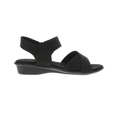 Sesto Meucci Euna Comfort Ankle Strap  Womens Black Casual Sandals EUNA-315619