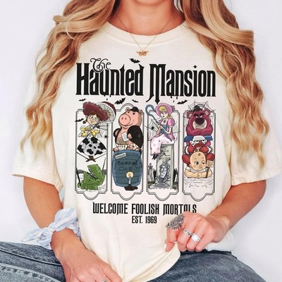 Vintage Retro Toy Story Disney Haunted Mansion Shirt, Welcome Unisex Tee 140901