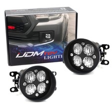 Kit de luces antiniebla LED gran angular SAE de 24 W con lente transparente para Toyota Tacoma Tundra 4Runner