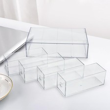 Stackable Acrylic Storage Drawers 2.5" Square, Perfect for Crafts, Washi