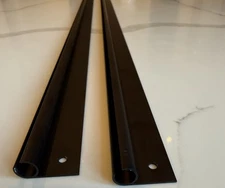Awning Rail, MATT BLACK universal Caravan, Campervan, 1.2 Metre X2 = 2.4m Total