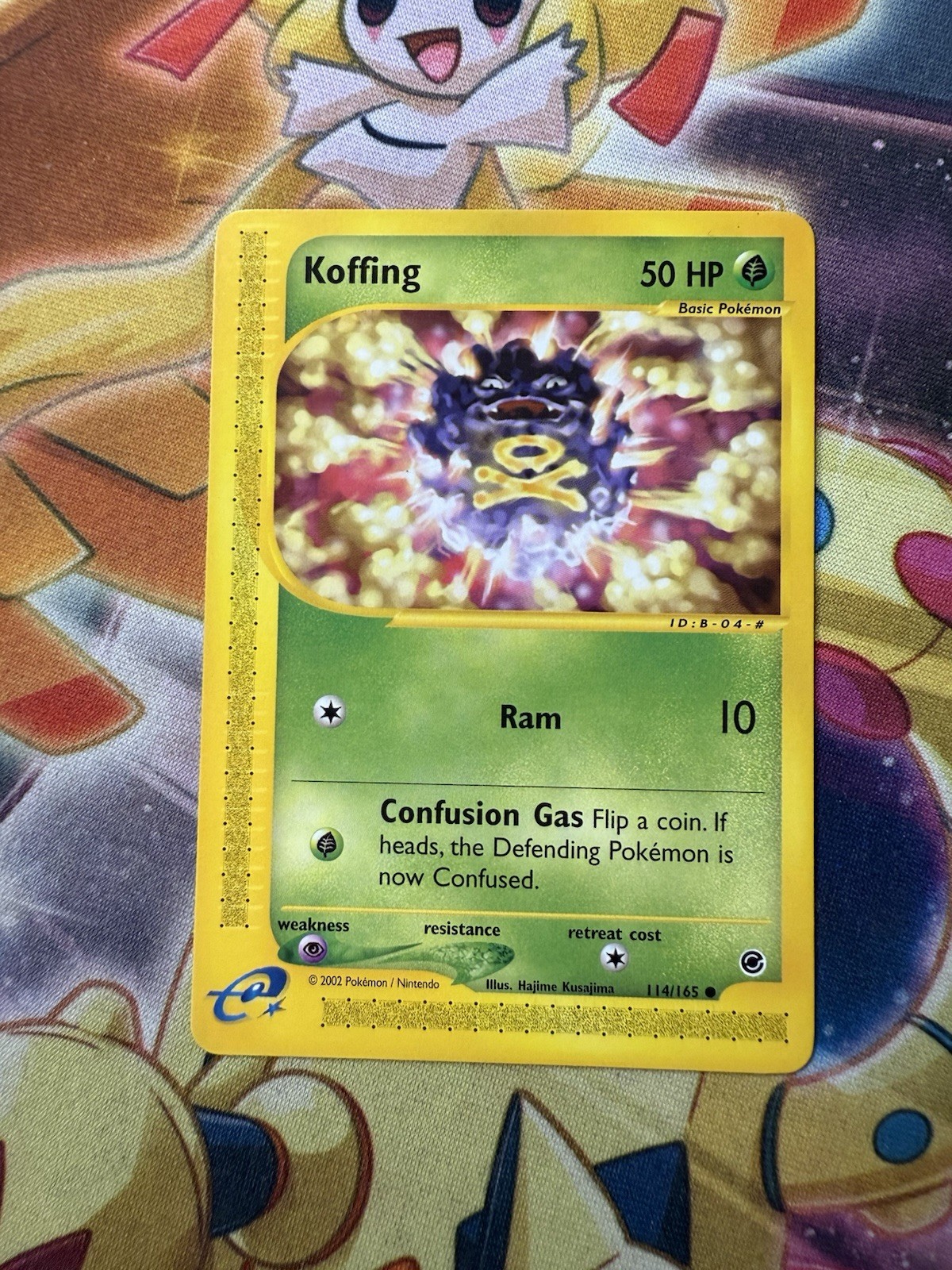Koffing - Expedition 114/165 - 2002 WOTC  - Pokémon TCG - E Reader - NM