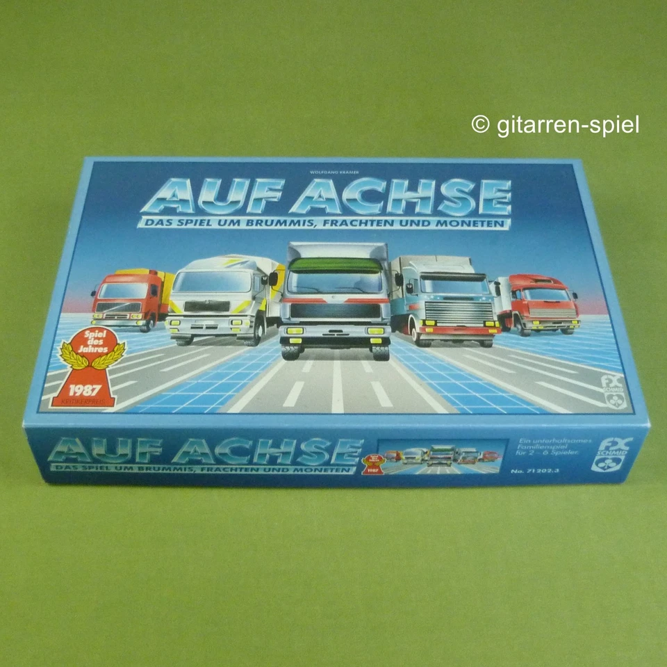 Auf Achse - Komplett 1A Zustand! - Brummis Frachten & Moneten SdJ 1987 fx Schmid - Bild 4 von 4