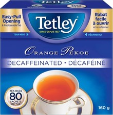 Orange Pekoe Decaffeinated Tea 80 Decaf Tea Bags 160g - FREE SHIPPING