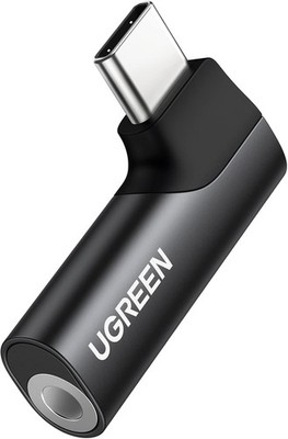 UGREEN USB C auf 3,5mm Klinke 90 Grad Winkel Adapter auf Klinke, Aux Kopfhörer