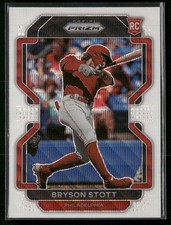 2022 Panini Prizm #63 Bryson Stott White Wave Prizm RC Rookie