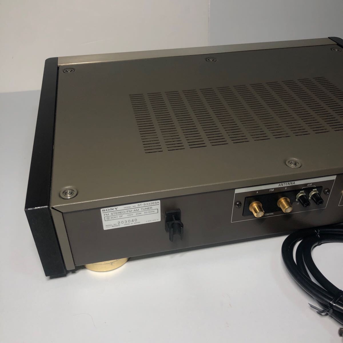 その他 SONY ST-333ESA FM-AM TUNER Sony ST-S333ESA FM/AM Stereo Tuner Tested Japan | eBay