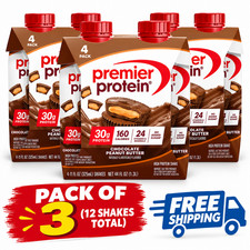 Premier Protein Shake, Chocolate Peanut Butter, 30g Protein, 11 fl oz, 12 Ct