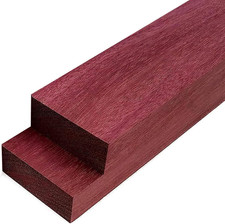 4 Pieces Purpleheart Exotic Hardwood Lumber Boards 3/4" X 2" X 24"  Kiln-Dried