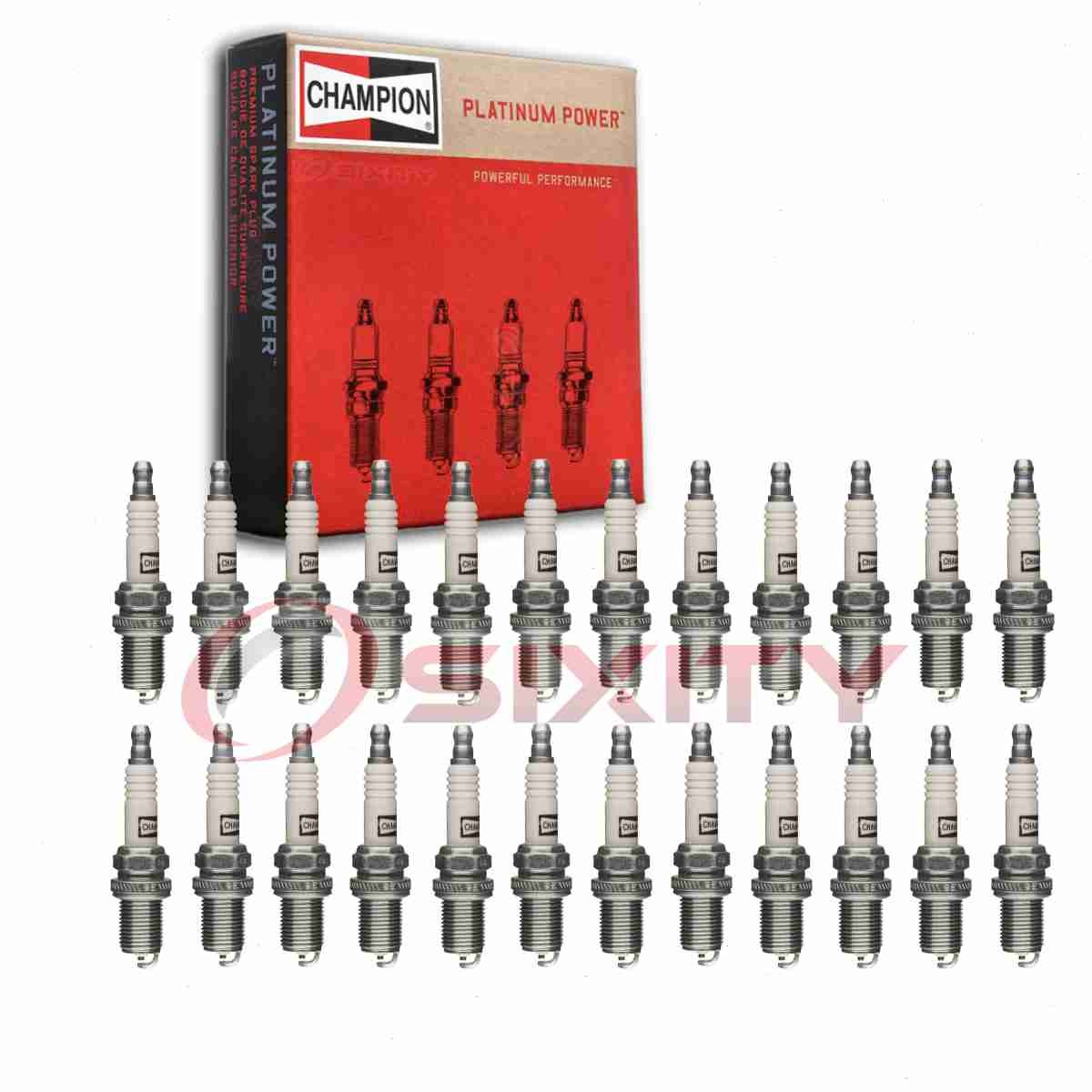 24 pc Champion Platinum Spark Plugs for 2003-2012 Maybach 57 5.5L 6.0L V12 ef