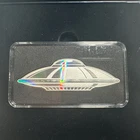 UFO 🛸 2020 Solomon Islands 1oz Silver Bar Coin .9999 PAMP Suisse New with COA