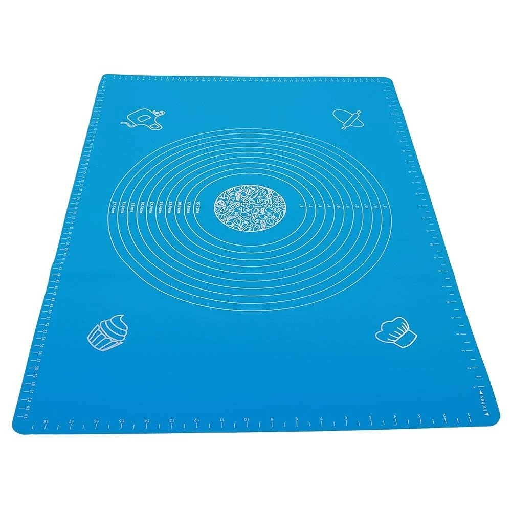 Silicone Dough Mat, Professional Non-Slip Pastry Mat for Baking, Extra Large ...
