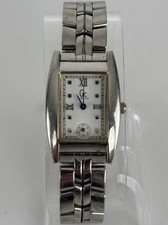 Guess GC1000 23mm Silver Tone Quartz Watch w/Bracelet & New Battery