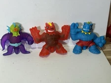 Heroes of Goo Jit Zu Lot of 3 Blazagon Pantaro Alien Stretchy Action Figures