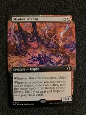 Magic the Gathering MTG - Shadow Urchin (Extended Art) - Lorwyn Eclipsed 