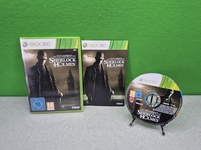 Das Testament des Sherlock Holmes Xbox 360 Microsoft Videogame Guter Zustand !!