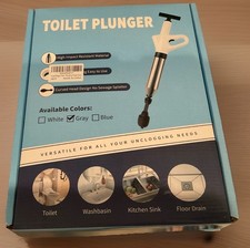 Powerful Home Toilet Plunger Air Drain Blaster Sink Dredge Cleaner High Pressure