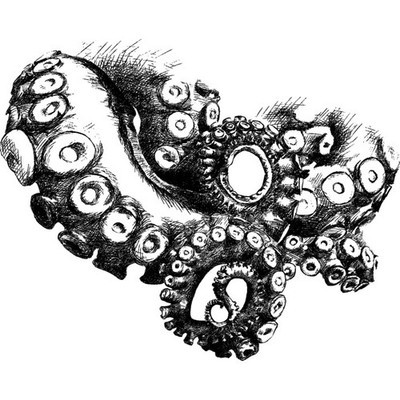 Stempel ''Oktopus Tentakel'' unmontiert (RS018228)