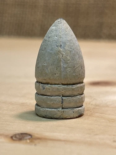 Nice Dug CS 52-cal Civil War Sharpshooter Type Bullet For 54-cal Musket North Ga
