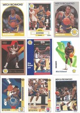 (18) ct lot Mitch Richmond Golden State Warriors Sacramento Kings