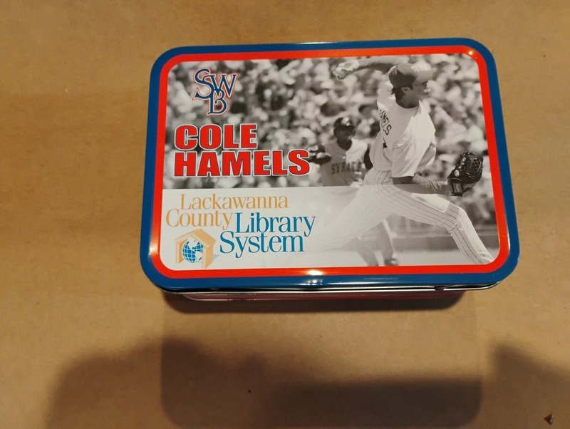 Cole Hamels Scranton Wilkes-Barre RailRiders Lunch Box (232)