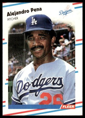 1988 Fleer Update Alejandro Pena Los Angeles Dodgers #U-97